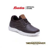 Bata บาจา ยี่ห้อ Weinbrenner รองเท้าลำลอง รองเท้าผ้าใบ รองเท้าลำลองผูกเชือก สำหรับผู้ชาย รุ่น Terrex สีน้ำตาล 8214058