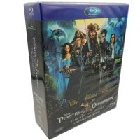 Pirates of the Caribbean 1-5 sets collection BD Blu ray Disc HD complete action fantasy film boxed collection