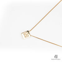 CELINE NECKLACE MINI GOLD M LOGO