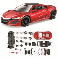 Maisto 1:24 2018 ACURA NSX ประกอบโมเดลหล่อแม่พิมพ์ DIY คอลเลกชันรถของขวัญเครื่องมือของเล่นแบบชุดสะสม