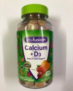 Kẹo dẻo trái cây Vitafusion Calcium + D3 500mg 100 viên - Mỹ