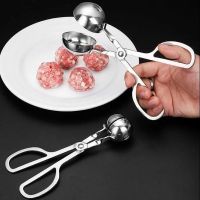 [Fast delivery]Original meatball maker made of stainless steel to make beef meatball artifact shrimp ball household croquette rice ball mold is easy to use