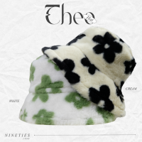 Nineties Design_ Hat_Theo_หนวกบักเก็ตลายดอกไม้สุดน่ารัก