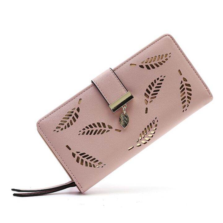 women-wallet-pu-leather-purse-female-long-wallet-gold-hollow-leaves-pouch-handbag-for-women-coin-purse-card-holders-clutch