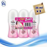 Twelve Plus Roll On Double White Pink 25 ml x 2+1 Pcs. ทเวลฟ์ พลัส โรลออน ดับเบิลไวท์ สีชมพู 25 มล. x 2+1 ชิ้น