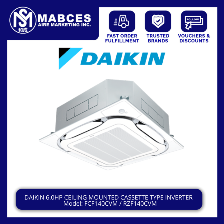 daikin 6hp ceiling cassette