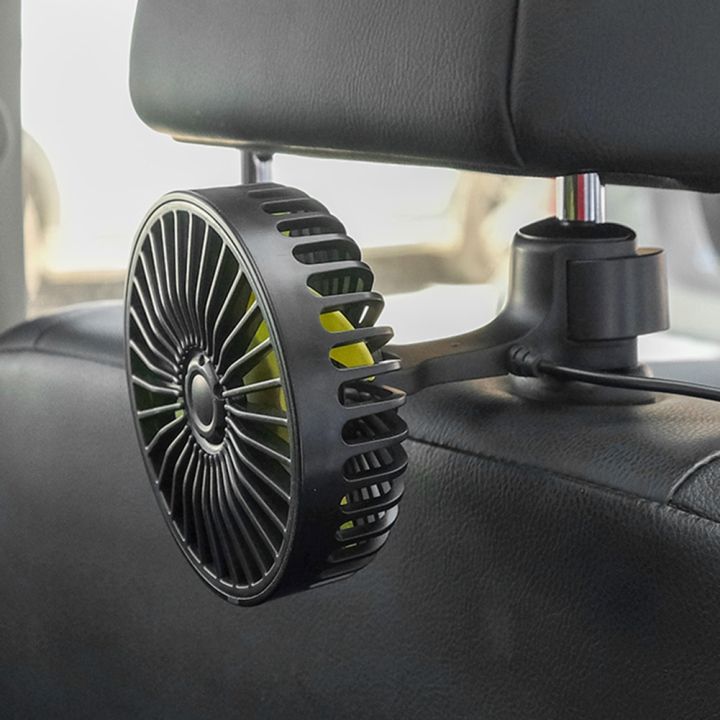 พัดลมรถยนต์เบาะหลังระบายอากาศ-usb-freshener-เครื่องปรับอากาศพัดลมระบายความร้อนอัตโนมัติ