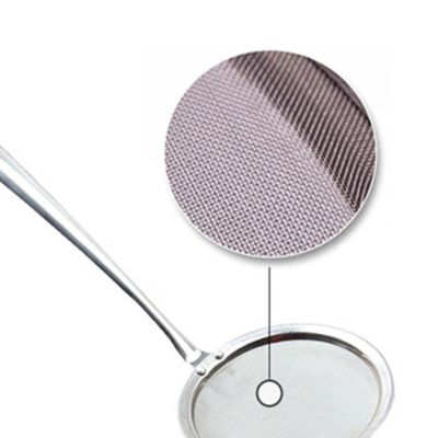 Ready Stork Kitchen Network Stainless Steel Colander Spoon Filter Oil Filter Grid Scoop