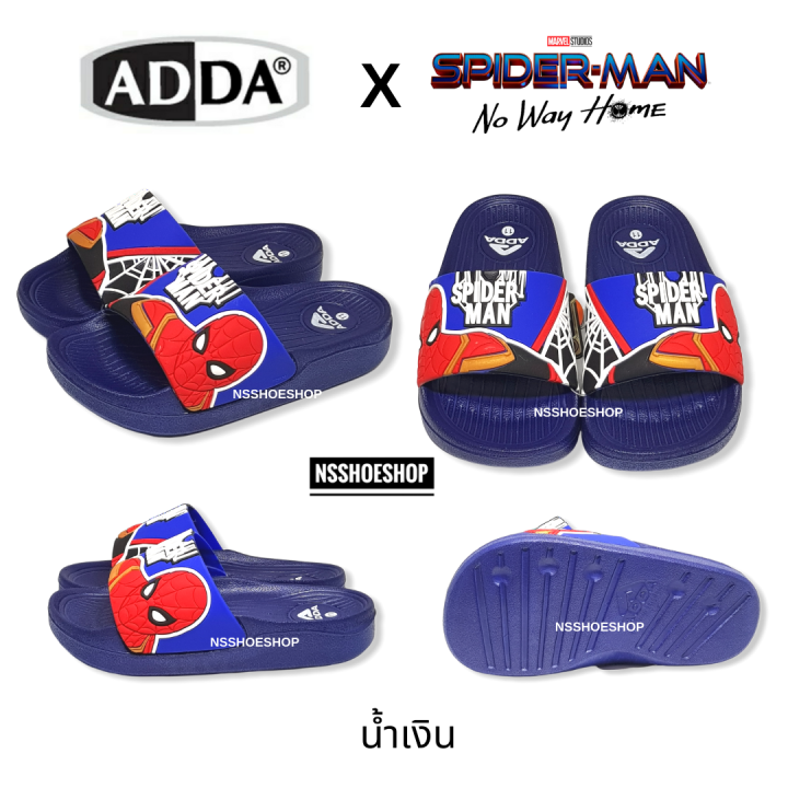 ใหม่-adda-marvel-spider-man-แอ๊ดด้า-มาเวล-สไปเดอร์แมน-รองเท้าแตะเด็ก-32b2e-เบอร์-8-3