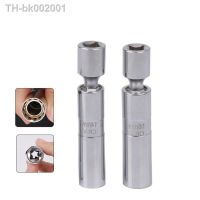 ◈✁❄ New 14/16mm Spark Plug Socket Wrench Magnetic Thin Wall 3/8 Drive Sockets 12 Angle Universal Joint Repairing Removal Tool