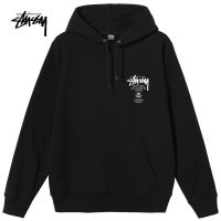 STUSSY เสื้อกันหนาว มีฮู้ด แบบผูกเชือก สําหรับผู้ชาย 3923658H