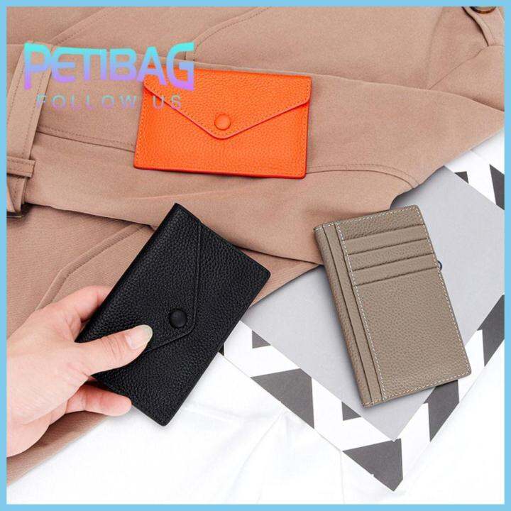 PETIBAG Card Holder Short Wallet Ultra thin Envelope Style Cards