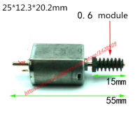 Fk130sh จอ Dc ขนาดเล็กที่มีและโมดูล0.6เพลาคู่มอเตอร์เกียร์เล็กการทำแบบจำลอง