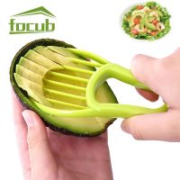 3 In 1 Avocado Slicer Shea Corer Fruit Peeler Cutter Pulp Separator Plastic Knife Scooper Vegetable Tools Gadgets