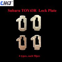 Yingke Chkj 200ล็อครถ Toy43r ชิ้น/ล็อตแผ่นล็อกสำหรับ Subaru อุปกรณ์เสริมการซ่อมรถยนต์อุปกรณ์เสริมช่างทำกุญแจ4ประเภทต่อ50ชิ้น