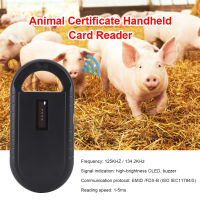 Pet ID Chip Scanner Animal Certificate Handheld USB Dog Cat Animal Identification Tag Card Reader Chip Transponder rfid reader