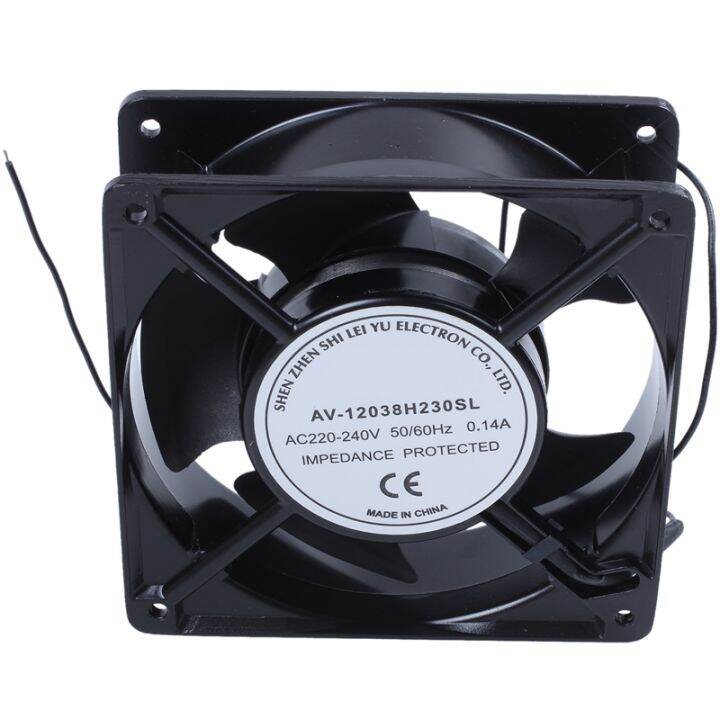 AC 220V240V0.14A Brushless Cooler Cooling Fan 120mm X 120mm X38mm Lazada