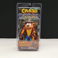 NECA 7 ”Crash Bandicoo Deluxe Action Figure ของเล่นสะสมของขวัญตุ๊กตา Figurine