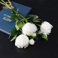 hotx【DT】 WQNJIN 2 Heads Silk Flowers Artificial Wedding Floral Arrangement Decoration