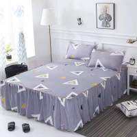 Home Textile Bedcover European Style Bedspread Polyester Cotton Bed Skirts Flowers Colourful Bed Linings150X200cm Queen Size