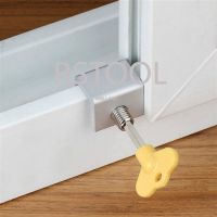 Window Security Key Lock Sliding Child Safety Anti-theft Door Stopper Household Improvement Hardware Doors Windows Restrictor