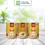 Lốc 36 - Combo 3 Cháo Bổ Dưỡng Sài Gòn Food 240G 2 Tổ Yến Cá Hồi, 1 Gà Ác