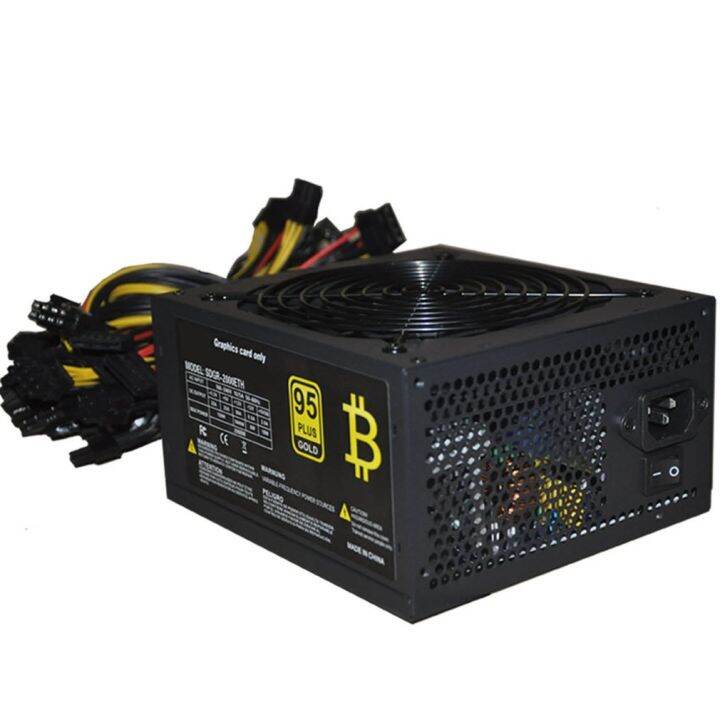 Uinn Professional 1800w Atx Modular 9 Ports Sata 8 Pin Mining Pc Power Supply Supports 6 4837