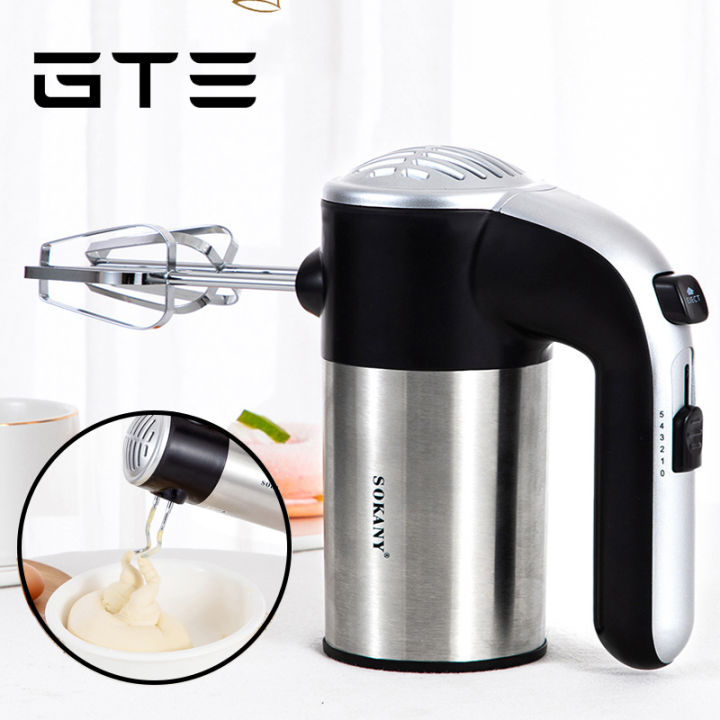 GTE Electric Whisk Whipper Household Handheld Egg Beater Mixer For Baking  Pastry Pengadun Dan Pemukul Telor - Fulfilled by GTE SHOP