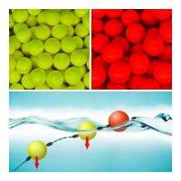 【YF】✖∏♟  1 -10  Float Foam Eye-catching Beans Modified Spherical Buoy Fishing Colors