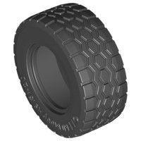 Lego part (ชิ้นส่วนเลโก้) No.15413 Tire 49.5 x 20