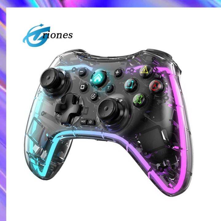 rgb-gamepads-จอยควบคุมเกมบลูทูธที่เข้ากันได้สำหรับสวิตช์คอมพิวเตอร์โทรศัพท์มือถือที่ถือเกม