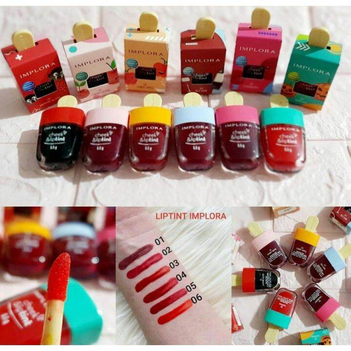 ( FREE GIFT ) IMPLORA CHEEK & LIPTIN IMPLORA LIP TINT ORIGINAL