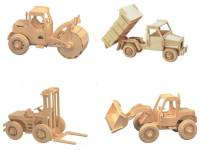 ของเล่นเด็ก ของเล่นไม้ จิกซอว์ 3 มิติ ตัวต่อ 3D โมเดลไม้3มิติ wooden  toy ,woocraft construction, 3 D wooden puzzle