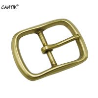 CANTIK Mens Pure 100 Solid Copper Belt Buckles Male Belts Pin Style Model Buckle for 36-38mm Width Belt Strap BRCAK067