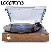 LoopTone 33 45 78 รอบต่อนาทีคลาสสิกแผ่นเสียงแผ่นเสียงไวนิลLPเครื่องเล่นแผ่นเสียงW/ 2 3WลำโพงในตัวRCA Line-Out 220 ~ 240V