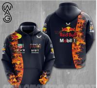 （ALL IN STOCK XZX）  Red Bull Racing F1 3D Hoodie 58  (Free customized name logo for private chat, can be changed with or without zipper)