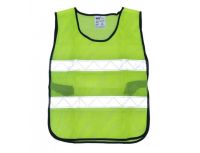 เสื้อจราจรแบบตาข่าย 2 แถบ รุ่น GR-6045U สีเขียว แถบสีเงิน YAMADA Net safety vest 2 colors Model GR-6045U YAMADA