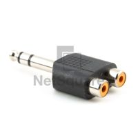 6.5mm Male to Dual RCA Female Splitter Stereo Audio Jack Lotus Connector