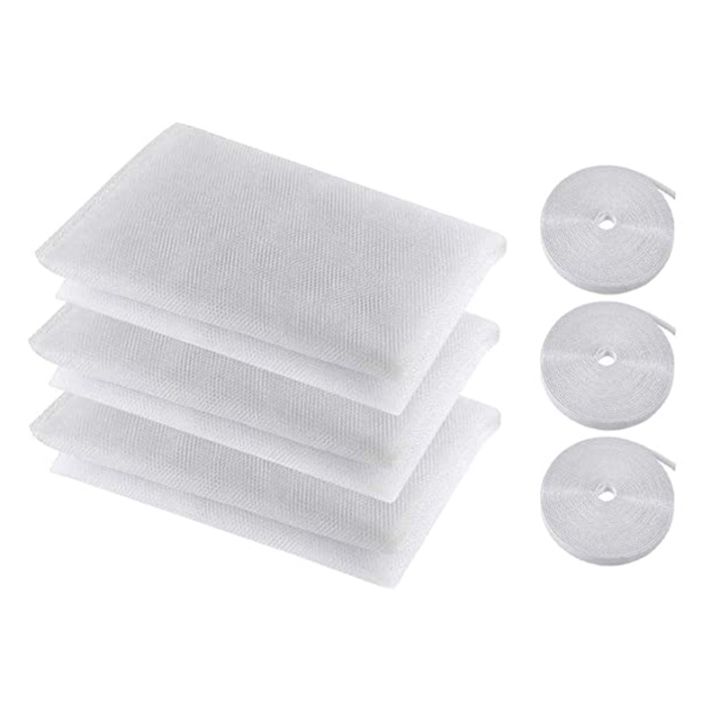 mosquito-net-for-window-3-pcs-fly-window-screen-mesh-insect-netting-mosquito-protector-and-3-rolls-self-adhesive-tapes