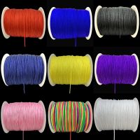 【YF】 0.5/0.8/1.0/1.5mm corda de cabo nylon chinês nó macramé para fazer jóias diy shamballa pulseira acessórios