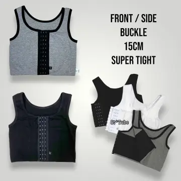 Full Bandage Chest Binder FTM Side Buckle Super Tight Trans Binder