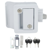 Travel Trailer Entry Door Lock RV ล็อคประตูป้องกันสนิมสำหรับรถบรรทุกสำหรับ Yacht สำหรับ Camper