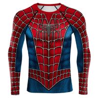 T-shirt Spiderman32 Sleeve Cosplay Long Shirt Printed Casual Streetwear Pullover new 2023