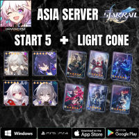 Honkai Star Rail 5 stars+LightCone Anime Id Pvc Cards Photocard Figure Cosplay Collection Card bailu