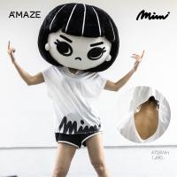 Mimi Hooded T-Shirt เสื้อยืดแขนสั้นมีฮู้ด (AT58WH)