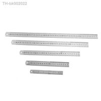 ☒✑☁ Metal Scale Stainless Steel Straight Ruler Measuring Stationery Drafting Accessory Hand Tool School Office Supplies