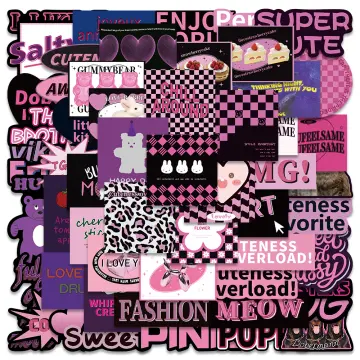 Vintage Girl Charm Y2k Stickers Aesthetic For Scrapbook Laptop