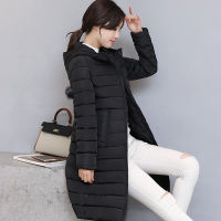 2019 Winter Women Jacket Coat Thicken Warmer Hooded Down Cotton Jacket High-end Medium Long Ms. Clothing Outerwear