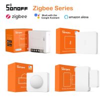 ﹊﹉ SONOFF Zigbee 3.0 ZBBridge Mini ZBMINI / Wireless Switch / Temperature Humidity /Motion /Door Sensor Work With Alexa Google Home