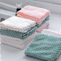 1/2Pcs Super Absorbent Microfiber Kitchen Dish Cloth High-efficiency Tableware Household Cleaning Towel Kitchen Tool Gadgets